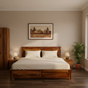 Krishna Furniture Catherine King Bed with Hydraulic Storage