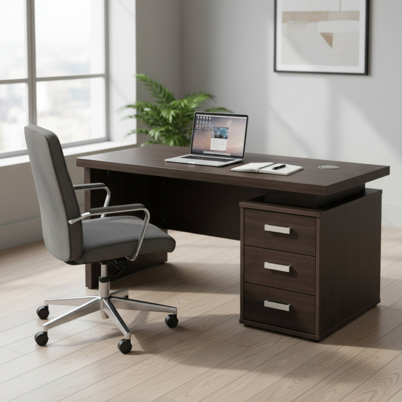 Krishna Furniture Emerald Office Table 7009
