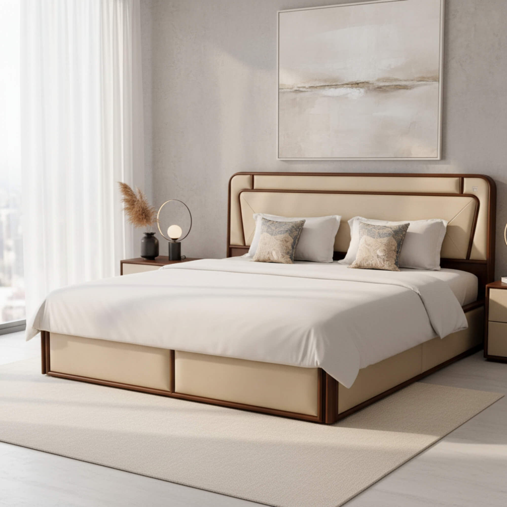 Mista King Bed with Storage – Smart Luxury with Seamless Functionality