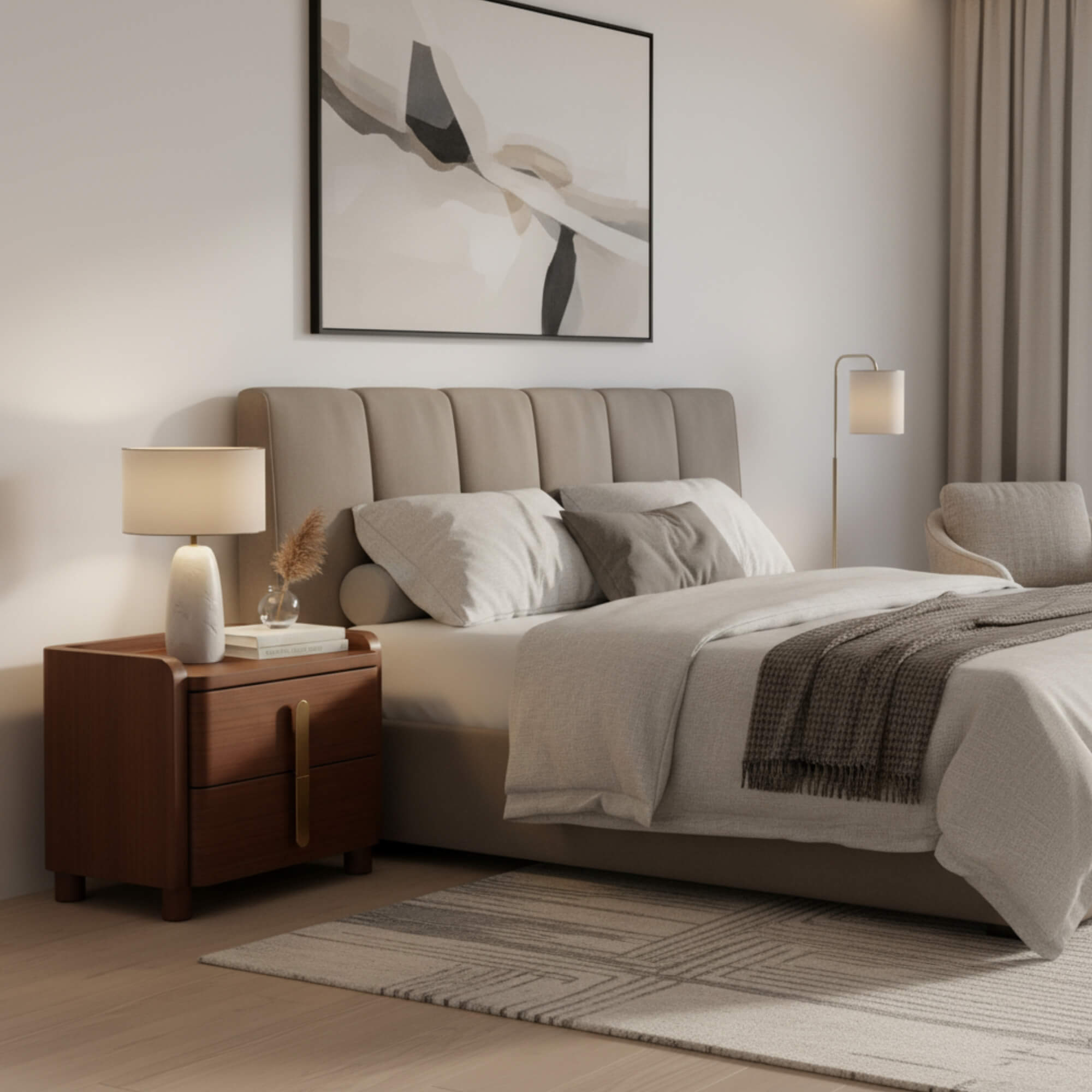 Mista Night Stand – Sleek Design with Functional Storage (Side Table)