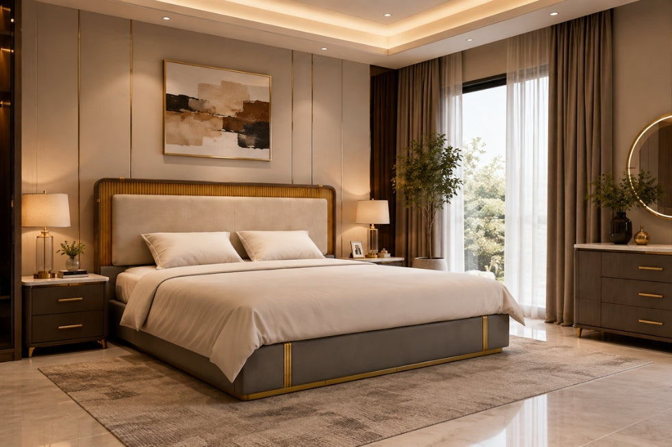 Bedroom furniture range at Krishna Furniture