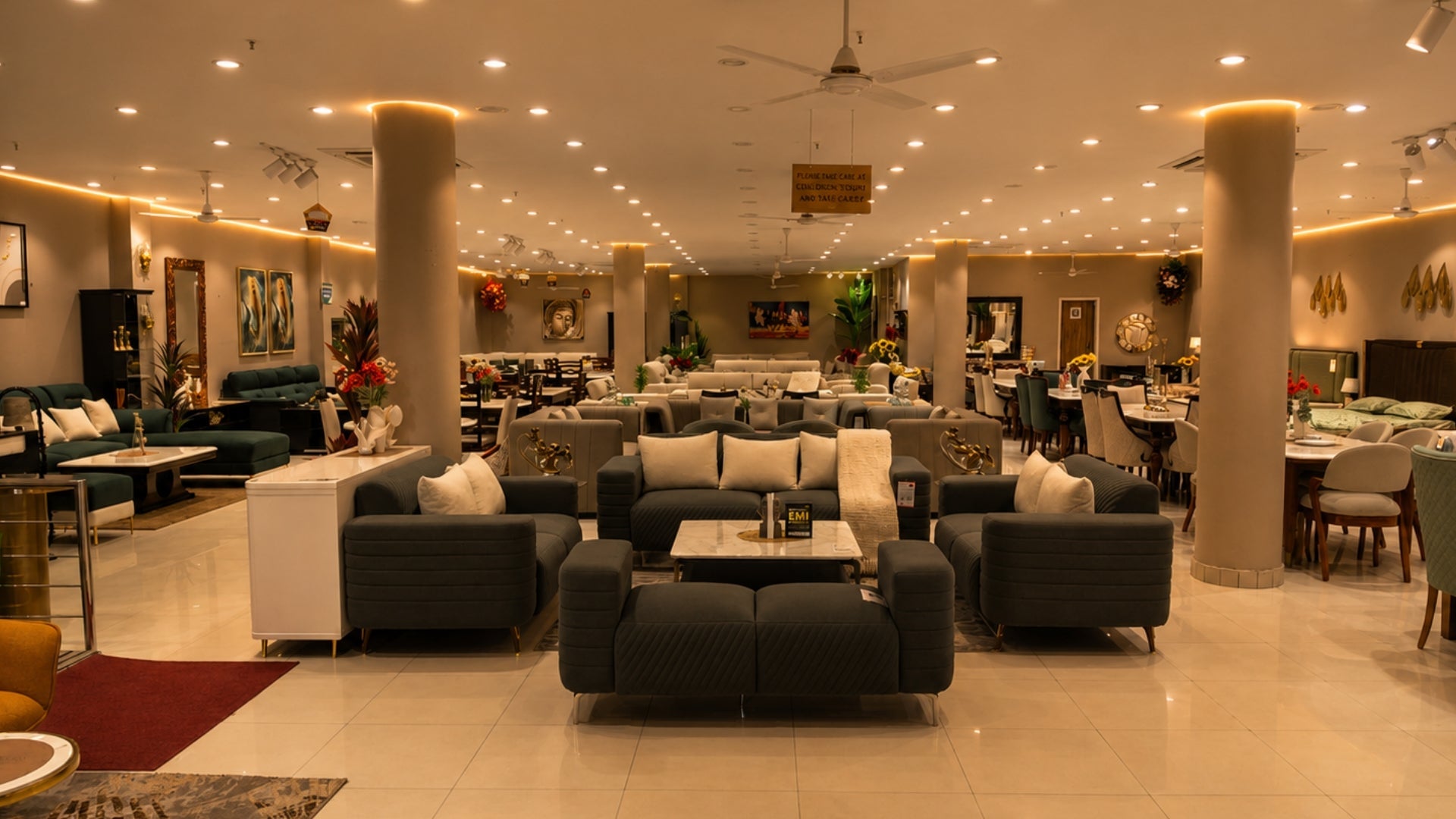 Inside the Krishna Furniture Noida Sector 10 showroom